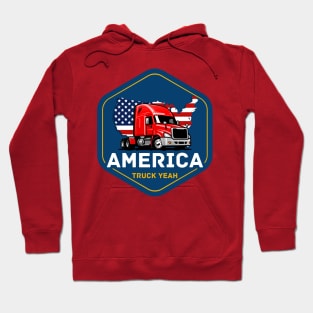 America Truck - Yeah USA Hoodie